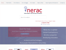 Tablet Screenshot of nerac.com